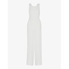 Thelma wide-leg woven wedding jumpsuit