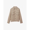 Viera patch-pocket long-sleeve linen overshirt