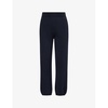 Relaxed-fit cotton and cashmere-blend trousers