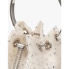 Bon Bon crystal-embellished mesh bucket bag