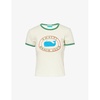 The Itty Bitty logo-print short-sleeve cotton-jersey T-shirt