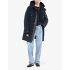 Relaxed-fit hooded woven parka jacket