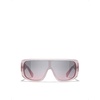 CH5495 shield-frame acetate sunglasses