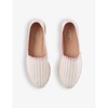 Tiana striped canvas espadrilles