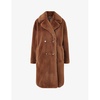 Teddy relaxed-fit faux-fur coat