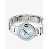 CRW4BB0028 Ballon Bleu de Cartier stainless-steel and 0.57ct brilliant-cut diamond automatic watch