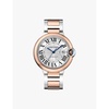 CRW2BB0034 Ballon Bleu de Cartier 18ct rose-gold and stainless-steel automatic watch