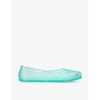 Iro mesh-textured PVC flats