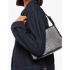 Erica crocodile-embossed leather shoulder bag