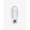 'V10' White Low-Top Sneakers with Logo in Vegan Leather Man Veja