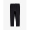 Straight-leg regular-fit wool trousers