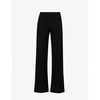 Rio wide-leg mid-rise stretch woven-blend trousers