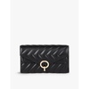 Yza quilted leather clutch bag