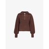 Reid relaxed-fit woven-blend jumper