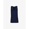 Athlete sleeveless stretch-woven vest top