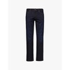 Gage regular-fit straight-leg mid-rise stretch-denim and cashmere jeans