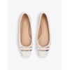 Cayden patent-leather ballet flats