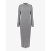 Bonnie ribbed knitted midi dress