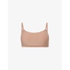 Soft Stretch smooth v-neck crop top