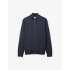 Hampshire funnel-neck zip-through merino-wool cardigan