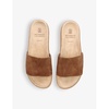 Men's Suede Slide Sandals