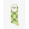 Frog  stretch-cotton blend socks