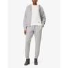 Tapered-leg high-rise cashmere-blend jogging bottoms