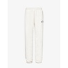 Logo-embroidered tapered-leg organic-cotton jogging bottoms