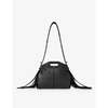 Miss M mini logo-embossed leather shoulder bag