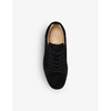 Louis Junior flat suede mid-top trainers