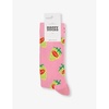 Strawberry Fresh cotton-blend socks