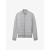 Freddie quilted knitted cotton-blend jacket