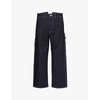 Junya Watanabe x Carhartt WIP notched-waist wide-leg denim jeans