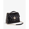 Mila quilted-pattern leather shoulder bag