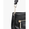 Dion double-pouch leather bucket bag