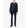 Shelton-fit single-breasted sharkskin wool suit