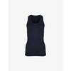 Athlete seamless stretch-jersey vest top