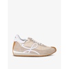 Flow Runner monogram woven low-top trainers