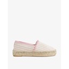 Tiana striped canvas espadrilles