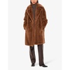 Teddy relaxed-fit faux-fur coat