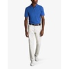 Maxwell zip-neck slim-fit knitted polo shirt