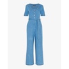 Freyja scoop-neck denim jumpsuit