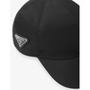 Logo-plaque recycled-nylon baseball cap