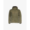 Cerium brand-print regular-fit shell-down jacket