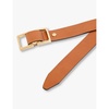 Harlow branded-buckle leather belt