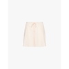 Camille elasticated-waist cotton-jersey shorts