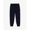 Logo-patch regular-fit stretch-woven jogging bottoms