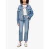 90s relaxed-fit cotton-blend denim jacket