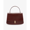 Sofia 11.75 leather top-handle bag