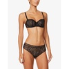 Day to Night lace half-cup bra